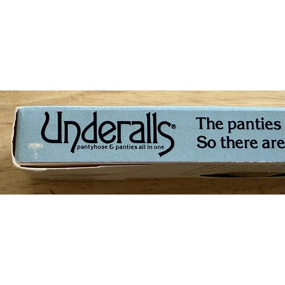 VTG 1986 Underalls Pantyhose And Panties All In One Black Sz AB Pin Dot H25-0346